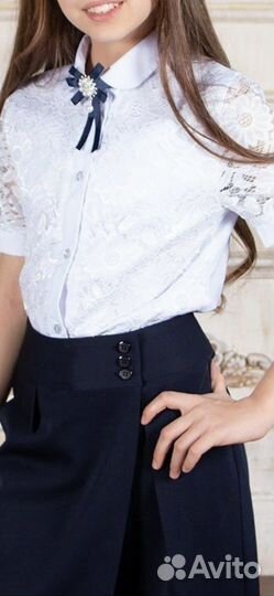Блузка школьная для девочки