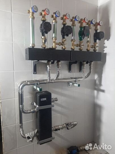 Монтаж отопления / Водоснабжения в частных домах