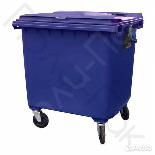 Мусорный бак пластиковый 1100л R1427