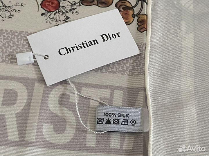 Платок шелковый в конверте с пакетом Dior