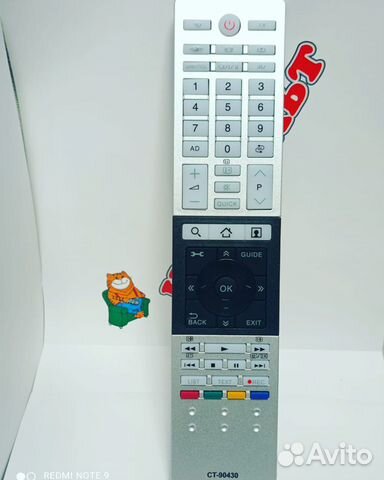 Пульт toshiba для телевизора CT-90430/ CT-90429