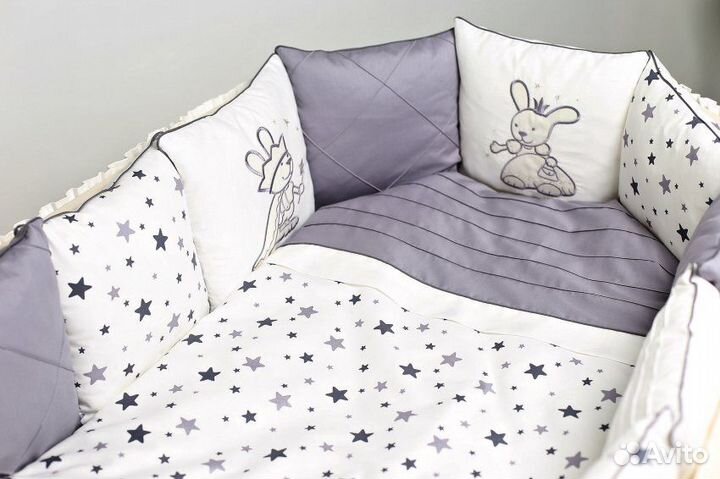 Бортики в детскую кроватку