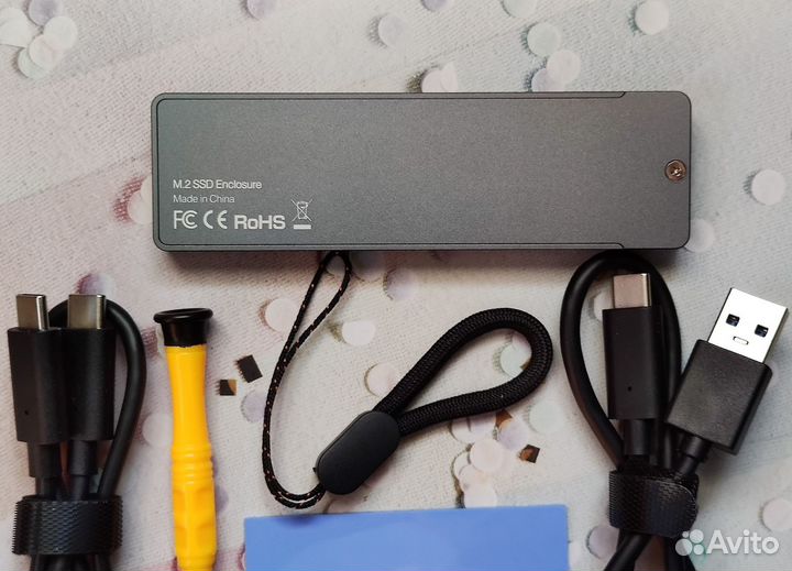 Внешний корпус для SSD M.2 NVMe + SATA