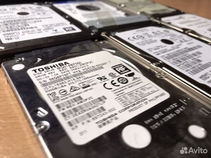 Жесткие диски для ноутбуков