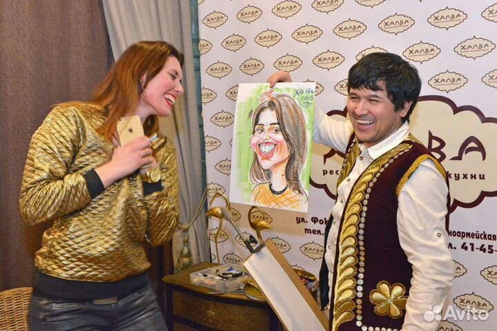 Художник шаржист на праздник