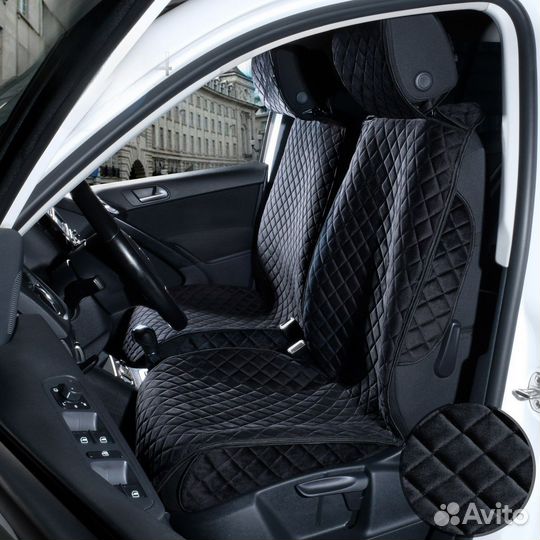 Накидки на сиденья, велюр