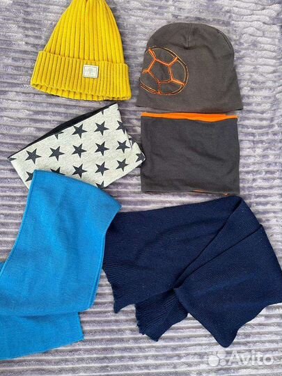 Шапки, шарфы для мальчика