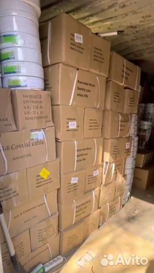 Кабель коаксиальный RG-6U CCS 75Ом