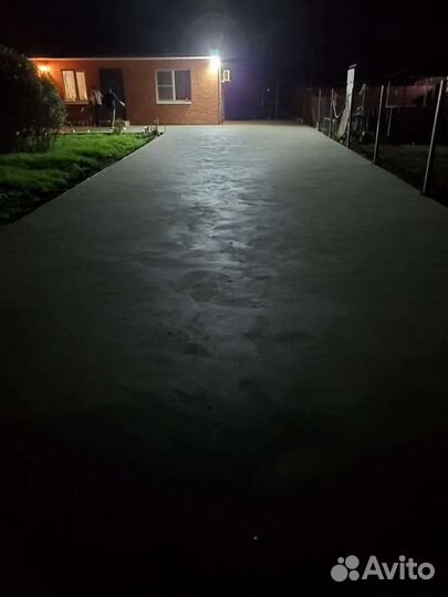 Полусухая стяжка пола,двора,ввравнивание