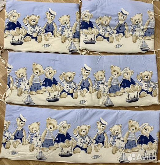 Бортики на кроватку