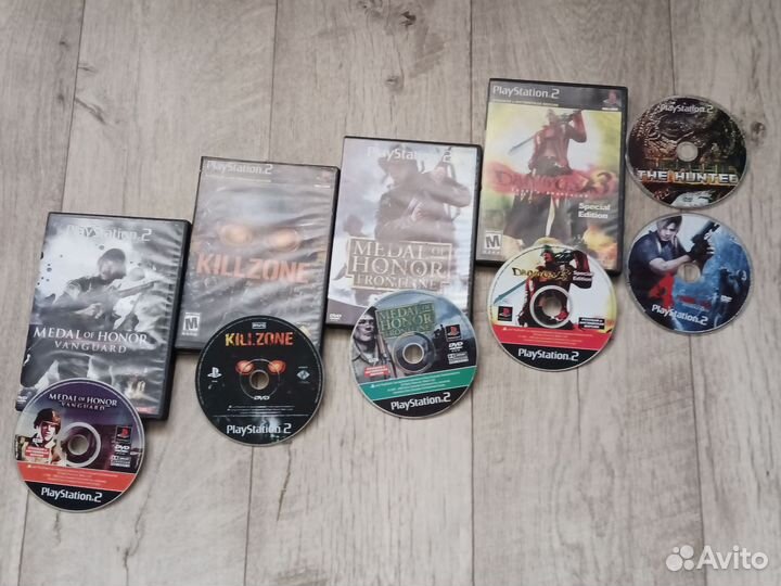 Игровые диски на ps2