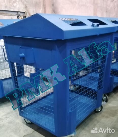 Контейнер для раздельного сбора мусора сетчатый