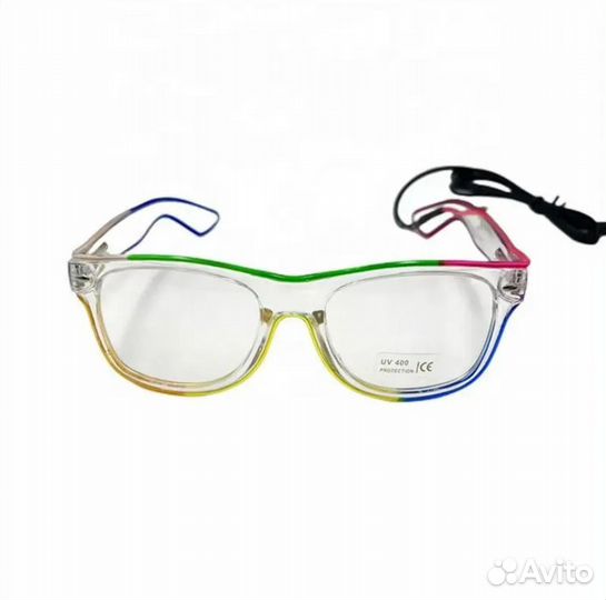 Мигающие светодиодные очки для вечеринок