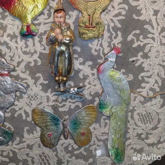 Елочные игрушки СССР, картонаж