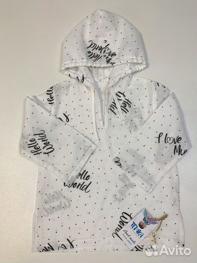 Муслиновая пляжная туника