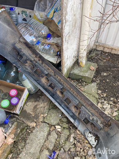 Задний бампер на priora