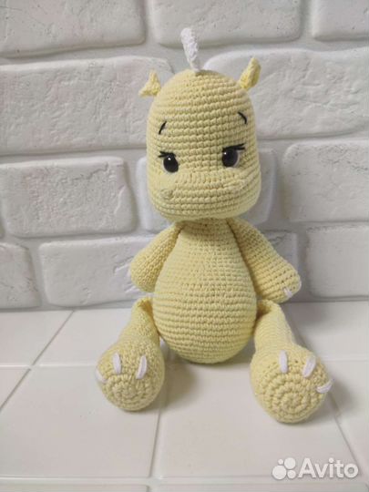 Дракон вязаный