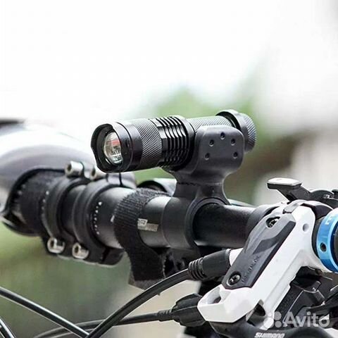 Держатель-крепление для фонаря на руль