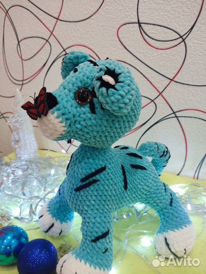 Игрушки ручной работы из плюшевой пряжи