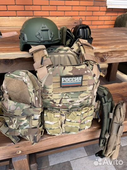 Разгрузочный жилет в сборе с плитами