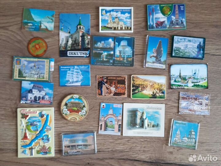 Магниты на холодильник из разных стран