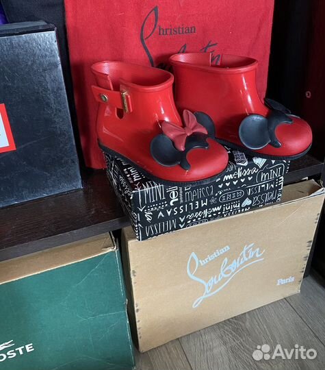Резиновые сапоги mini melissa оригинал