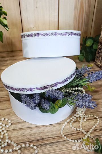 Коробки круглые