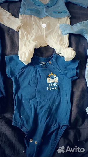 Боди на мальчика от 0 до 3мес