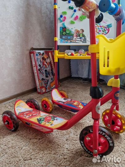 Самокат детский трехколесный бу