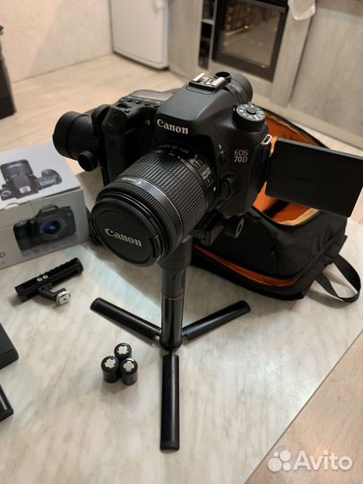 Canon 70d + moza AirCross