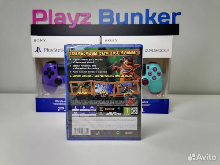 Crash Bandicoot trilogy Новый PS4