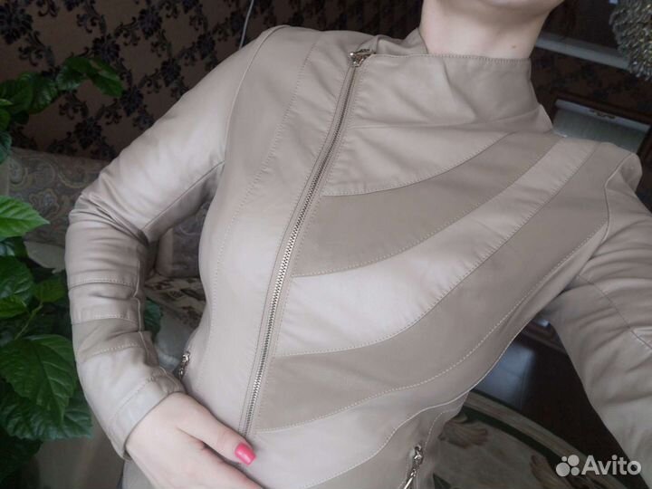 Кожаная куртка косуха новая