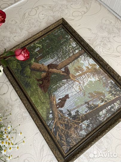 Картина Утро в сосновом лесу И.Шишкин