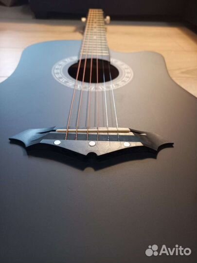 Акустическая гитара матовая+чехол
