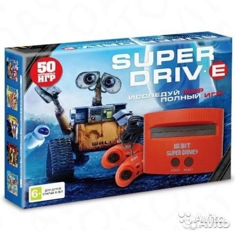 Приставка Sega (Сега) Super Drive Wall-E (50-in-1)