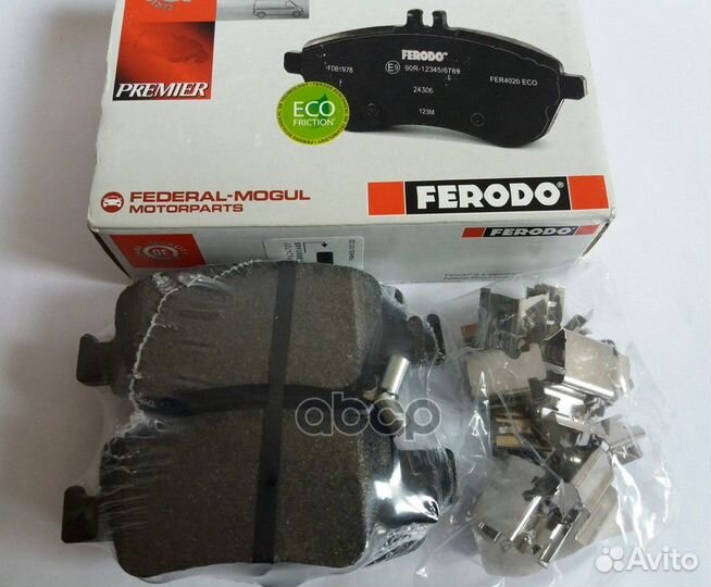 Колодки тормозные дисковые FDB4048 Ferodo