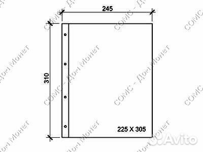 Листы Гранд для банкнот, открыток, значков и др