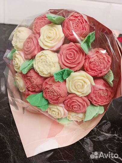 Съедобные букеты из шоколада