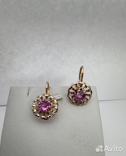 Золотые серьги СССР