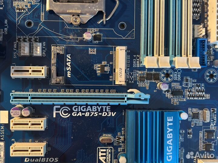 Материнская плата 1155 GA-B75-B3V