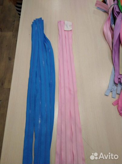 Молнии тракторные и потайные