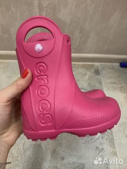 Резиновые сапоги crocs c7