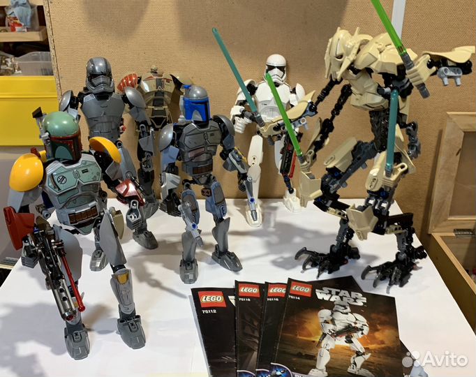 Lego Star Wars 75533,74107, 75114,75118