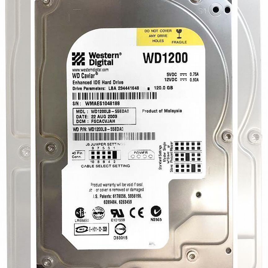 [WD1200LB] Жесткий Диск Western Digital 120gb Ide Wd1200lb
