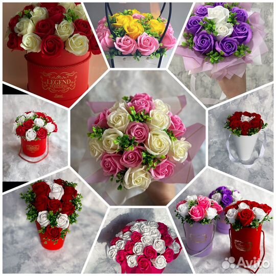 Букеты из Мыла