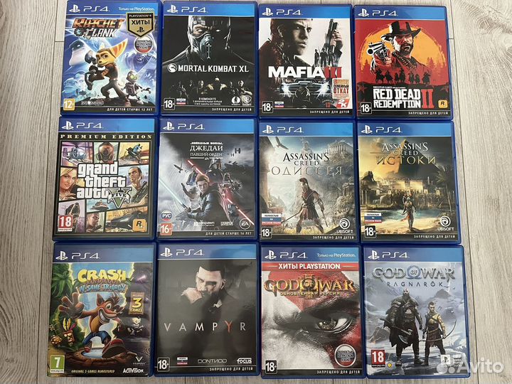 Диски ps4 игры для playstation 4
