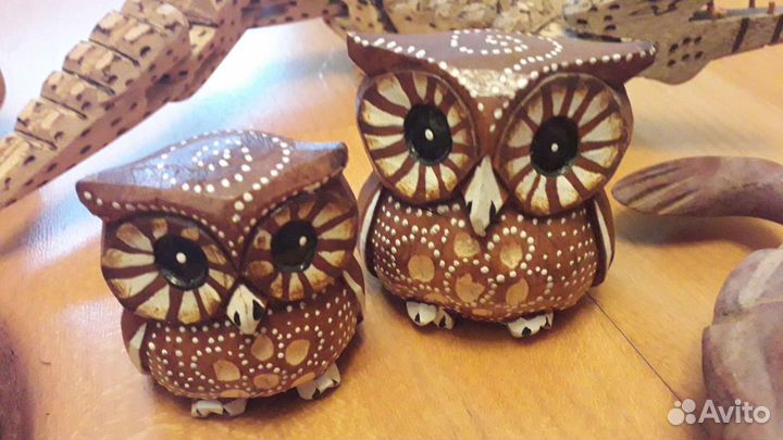 Деревянные игрушки, фигурки, статуэтки