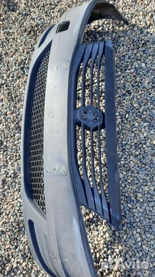 Передний бампер рено логан