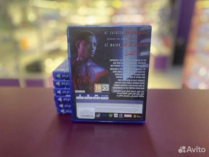PS4 Человек-Паук Майлз Моралес Marvel