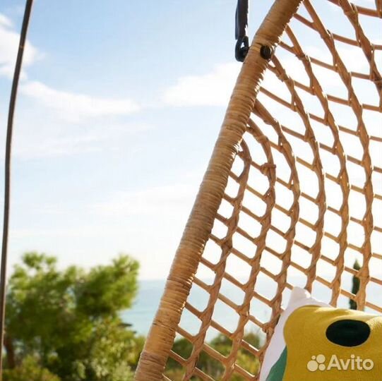 Подвесное кресло из ротанга с подушкой Swing - AM